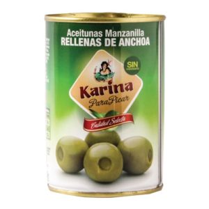 Green Olives Stuffed with Anchovies