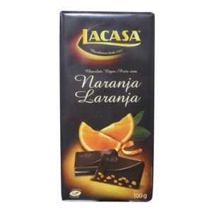 Lacasa Dark Chocolate with Orange - 100g