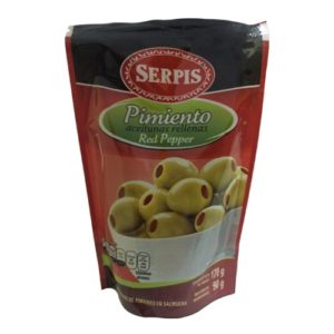 Serpis Red Pepper Olives